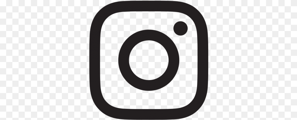 Black White Instagram Logo Icon Images Black Instagram Icon, Disk, Electronics Png