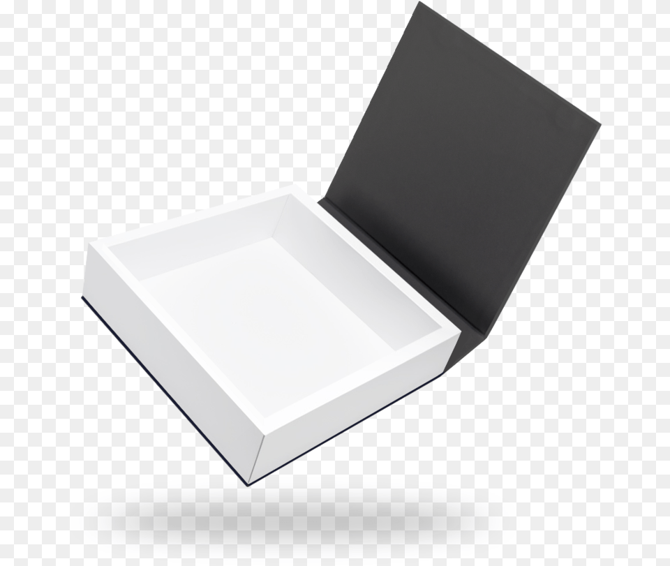 Black White Magnetic Closure Box Luxury Custom Box, Tray Free Png Download