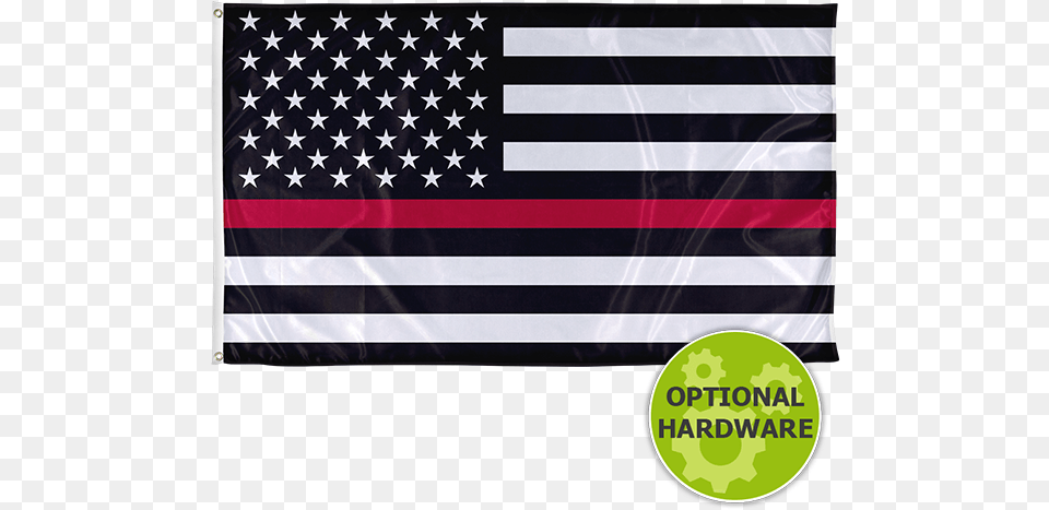 Black White Red Blue American Flag, American Flag Free Png Download