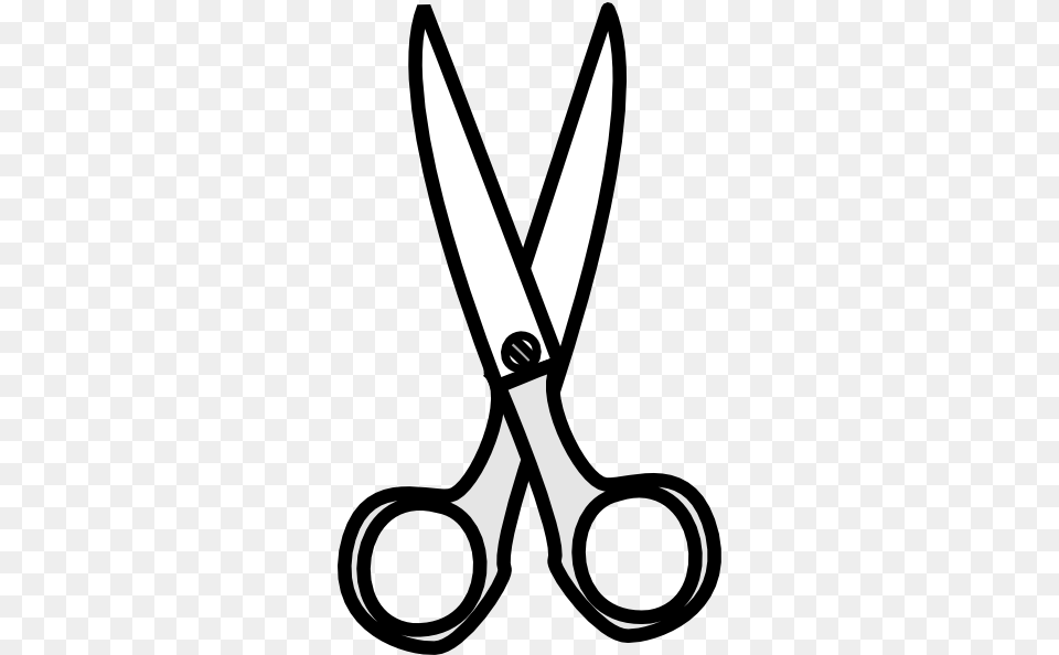 Black White Scissors Clip Art, Blade, Shears, Weapon, Smoke Pipe Png Image
