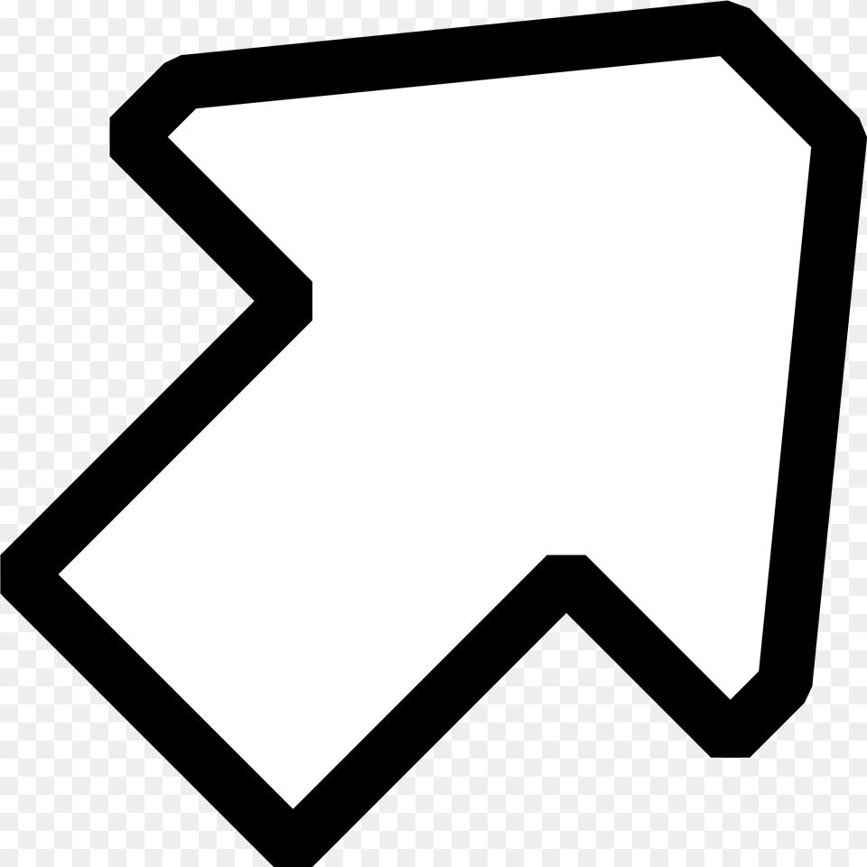 Black White Up Right Arrow Svg Clip Arts 600 X, Symbol Free Transparent Png