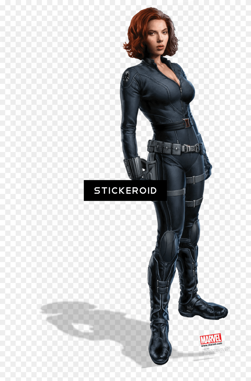 Black Widow Black Widow Marvel, Adult, Sleeve, Person, Long Sleeve Free Png Download