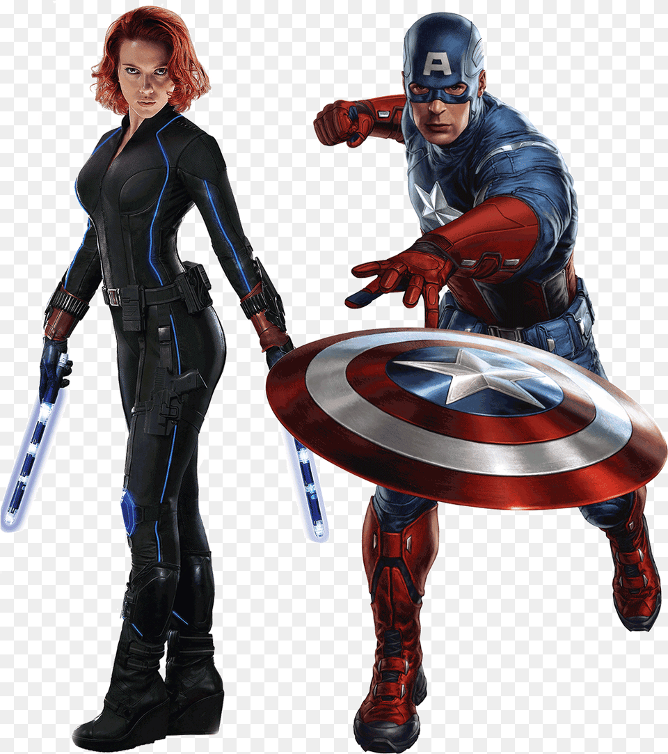 Black Widow Captain America Captain America Hd, Adult, Person, Woman, Female Free Png