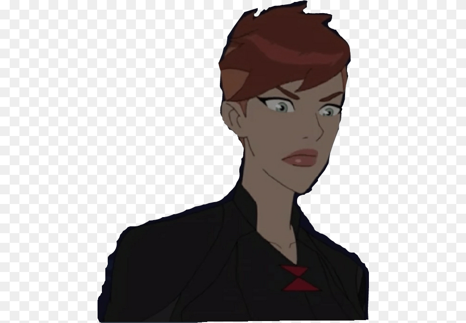 Black Widow Cartoon, Adult, Female, Person, Woman Png Image