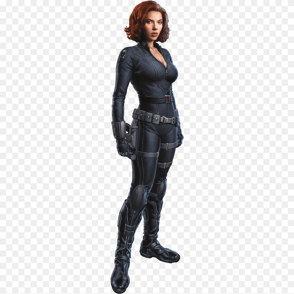 Black Widow Clipart Avengers Black Widow, Clothing, Person, Costume, Adult Png
