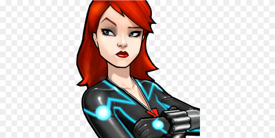 Black Widow Clipart Face Avengers Academy Black Widow, Adult, Book, Comics, Female Free Png Download