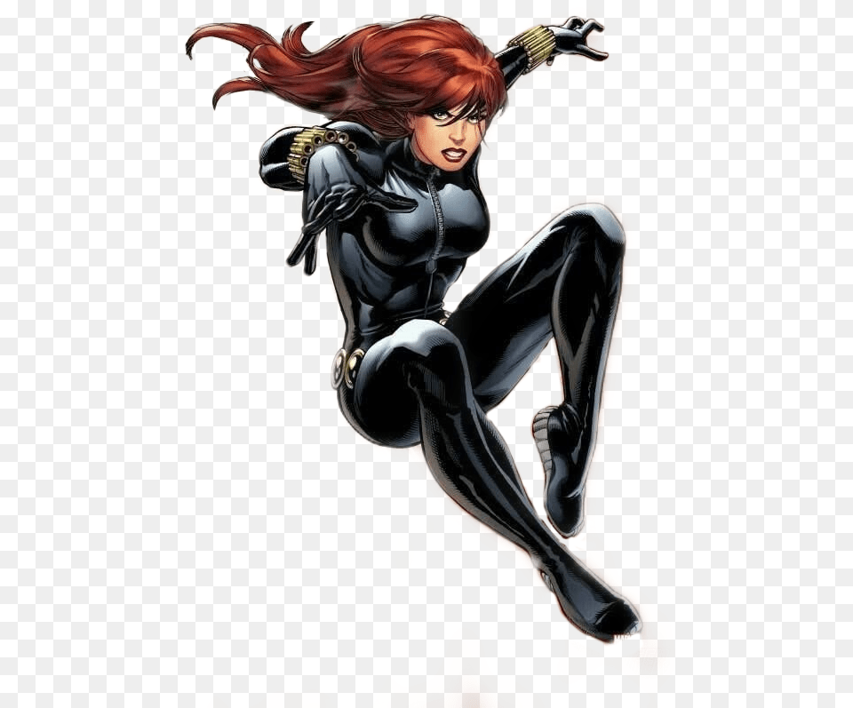 Black Widow Comic Art, Book, Comics, Publication, Adult Free Png Download