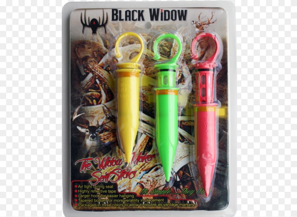 Black Widow Deer Lures Widow Maker Scent Sticks Black Widow Deer Lures 7858 Scent Sticks, Blade, Dagger, Knife, Weapon Free Png Download