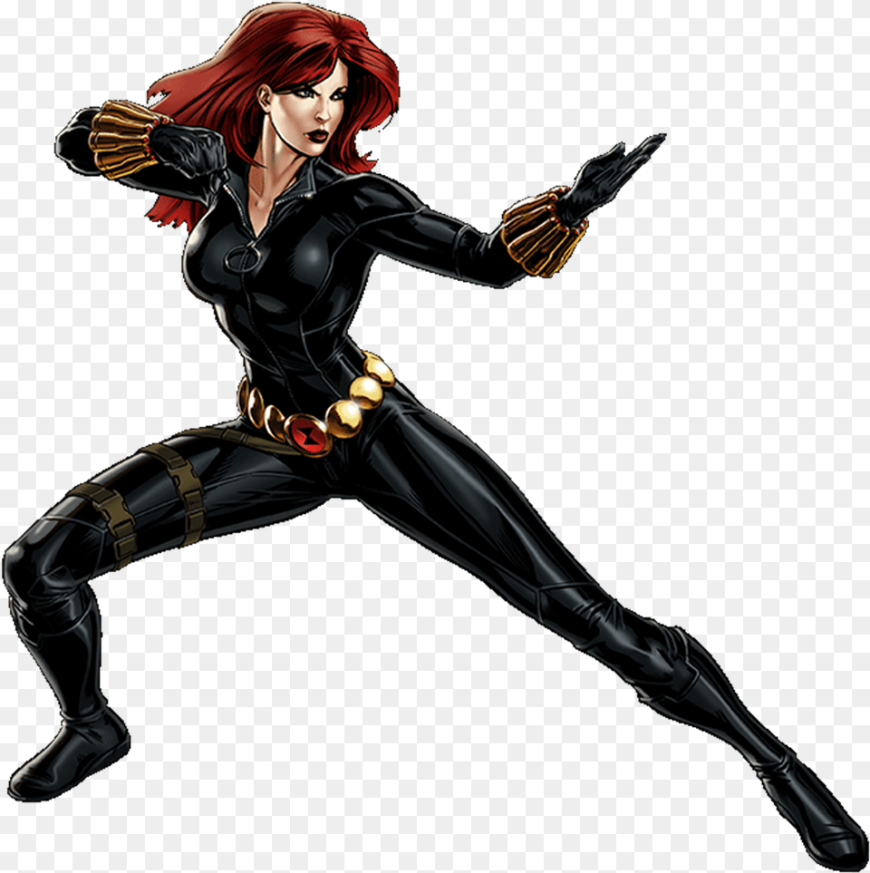 Black Widow Hd Black Widow Comic Book Character, Adult, Person, Female, Costume Png Image