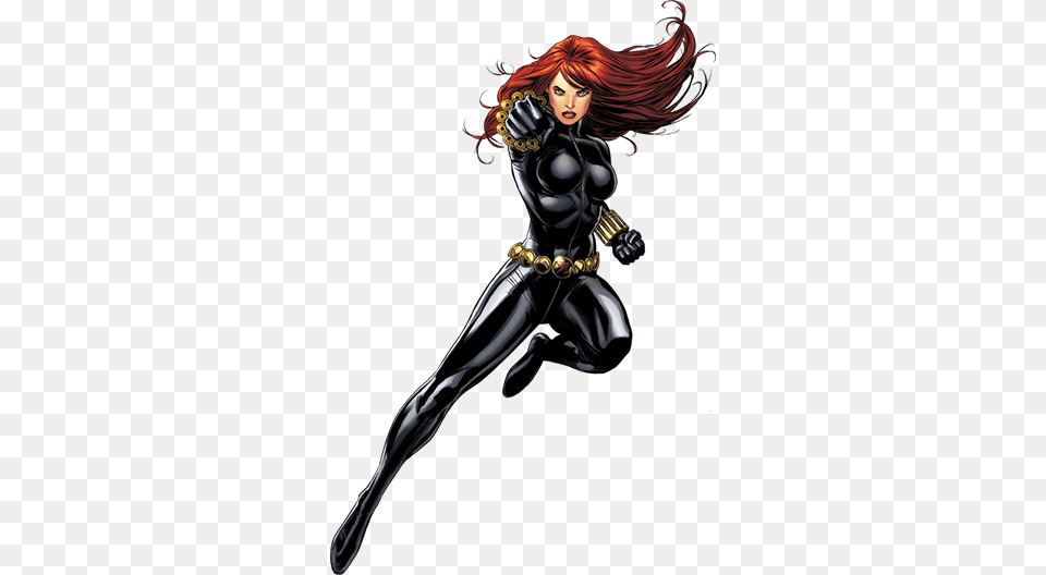 Black Widow Marvel Black Widow Marvel Cartoon, Adult, Book, Comics, Female Free Png Download