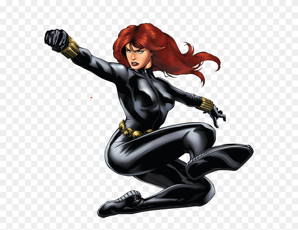 Black Widow Marvel Comics Poster Marvel Cinematic Universe, Book, Publication, Adult, Female Free Transparent Png