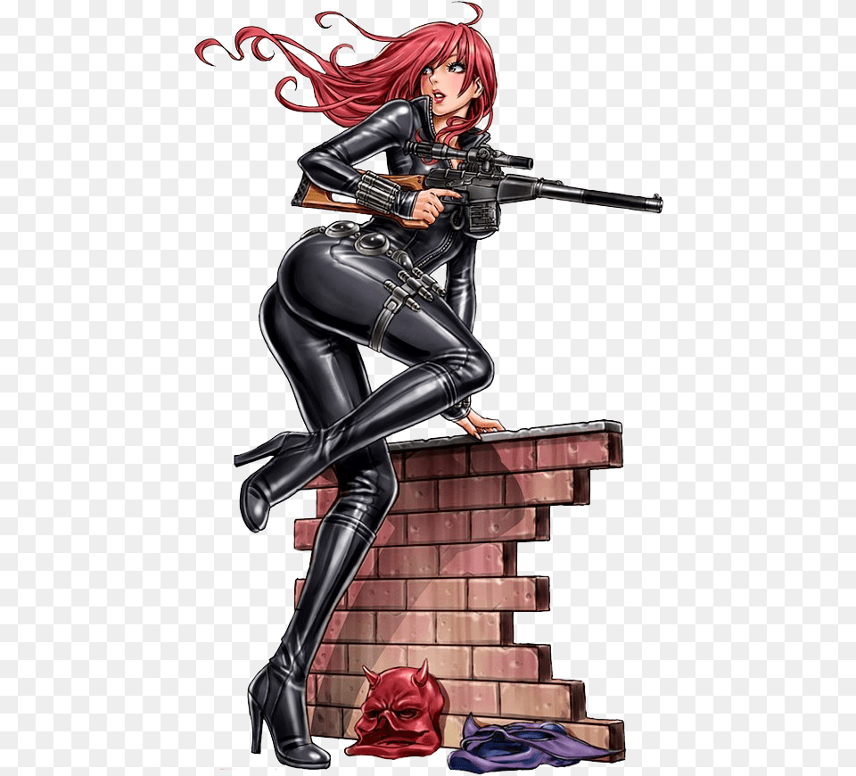 Black Widow Render By Bloomsama Dat9uet Bishoujo Kotobukiya Black Widow, Book, Clothing, Comics, Costume Free Transparent Png