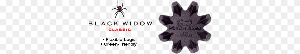 Black Widow Spike Black Widow Large Plastic Golf Cleats, Machine, Animal, Invertebrate, Spider Png Image
