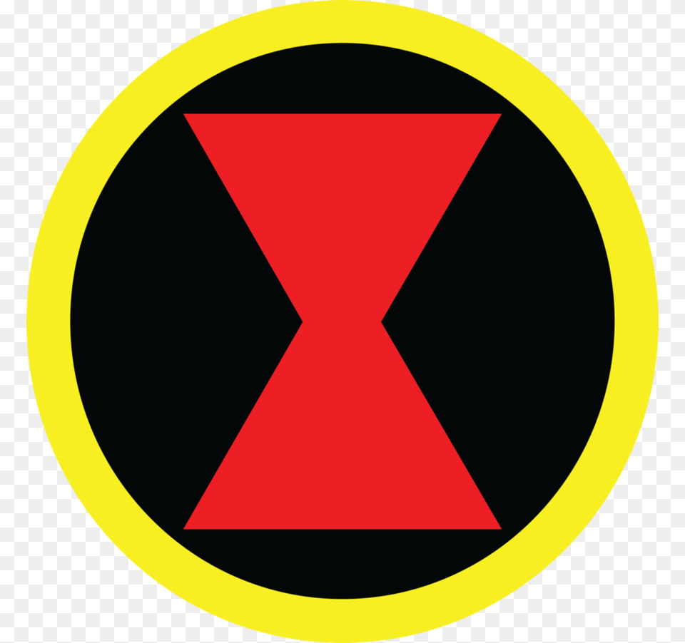 Black Widow Symbol Fill Black Widow Logo Marvel, Disk, Sign Png Image