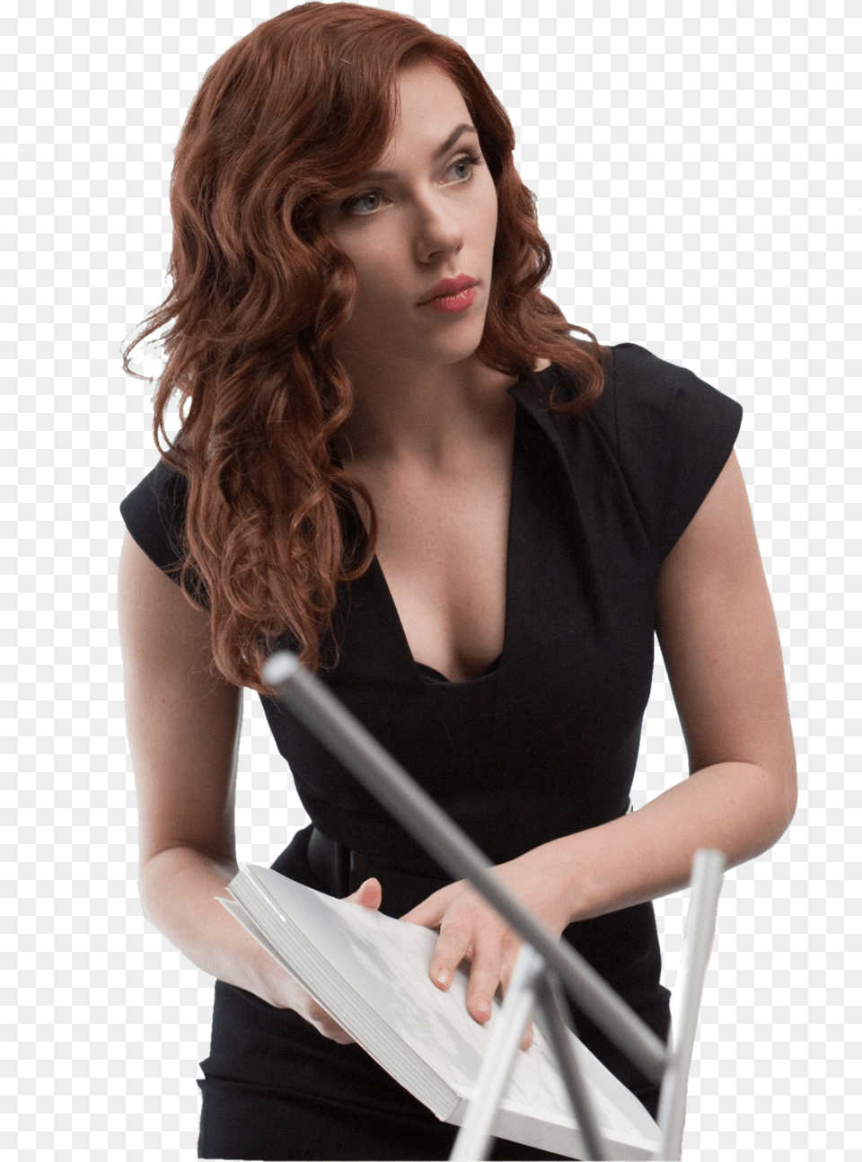 Black Widow The Avengers Actor Film Shoulder Natalie Rushman, Adult, Portrait, Photography, Person Png