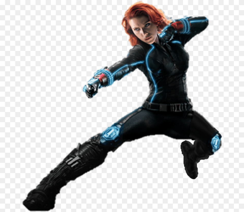 Black Widow Transparent Images Black Widow Avengers Age Of Ultron, Clothing, Costume, Person, Adult Free Png Download