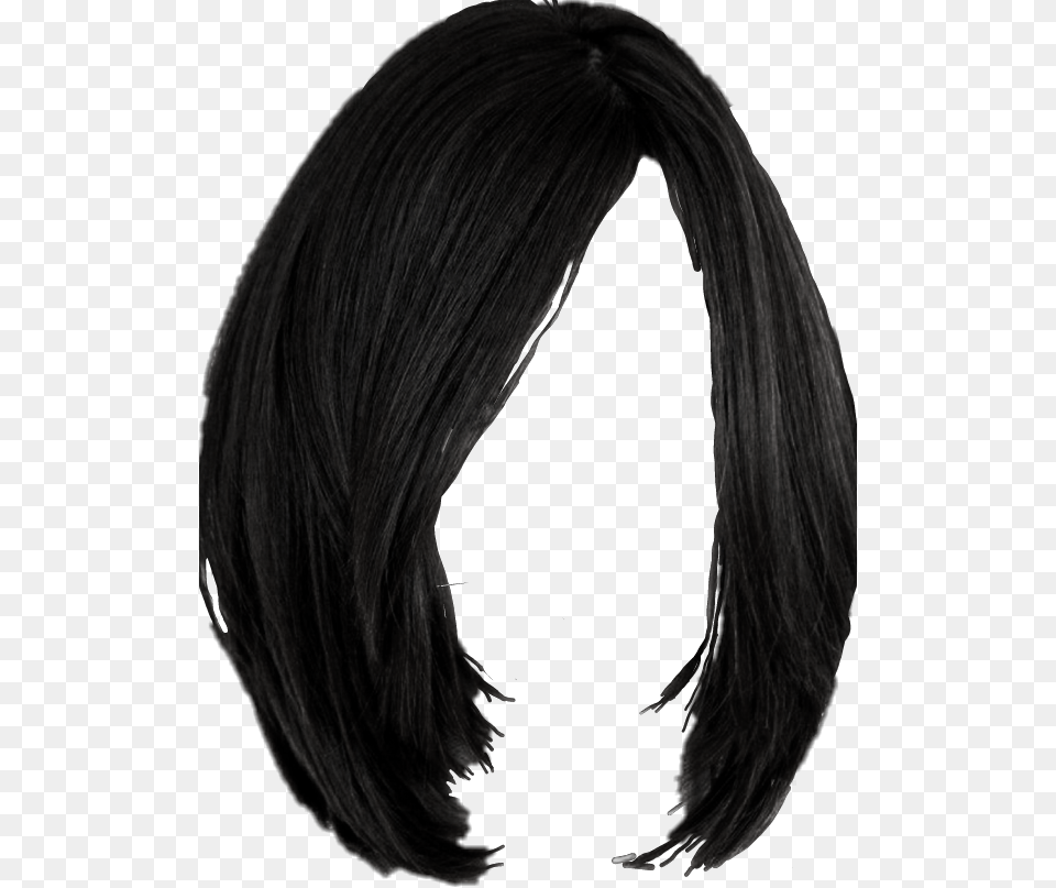 Black Wig Black Bob Wig Transparent, Adult, Female, Person, Woman Free Png