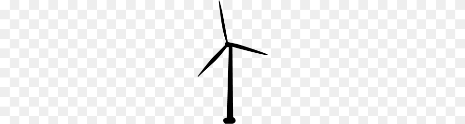 Black Windmill Icon, Gray Free Png Download