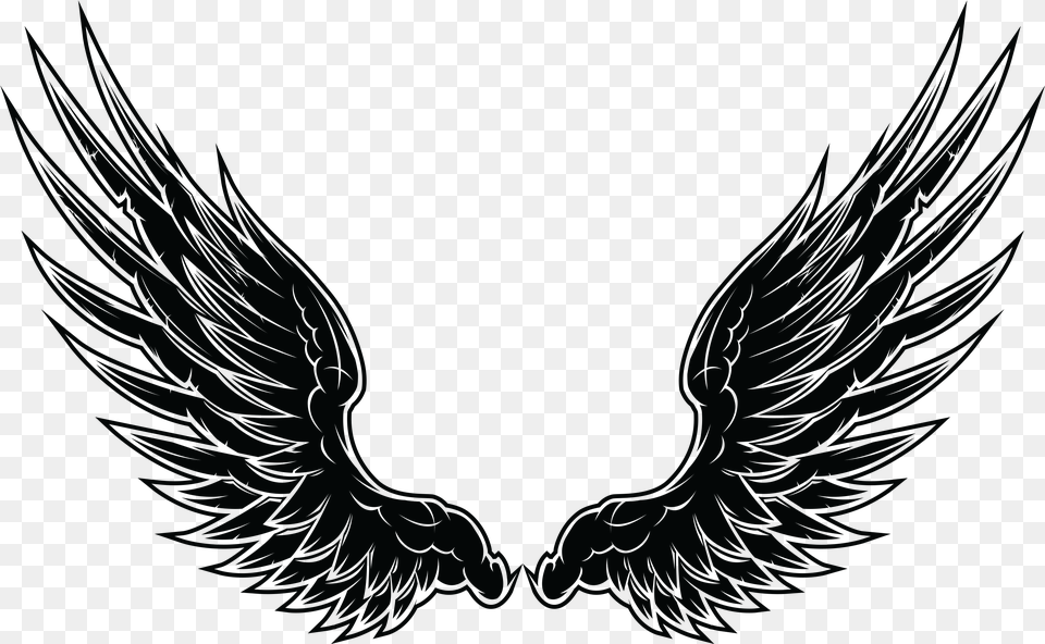 Black Wings, Emblem, Symbol Free Png