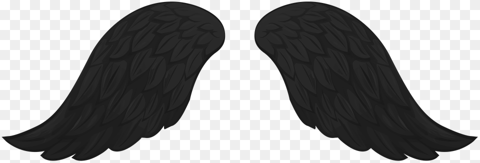 Black Wings Clip Art, Angel, Animal, Fish, Sea Life Png Image