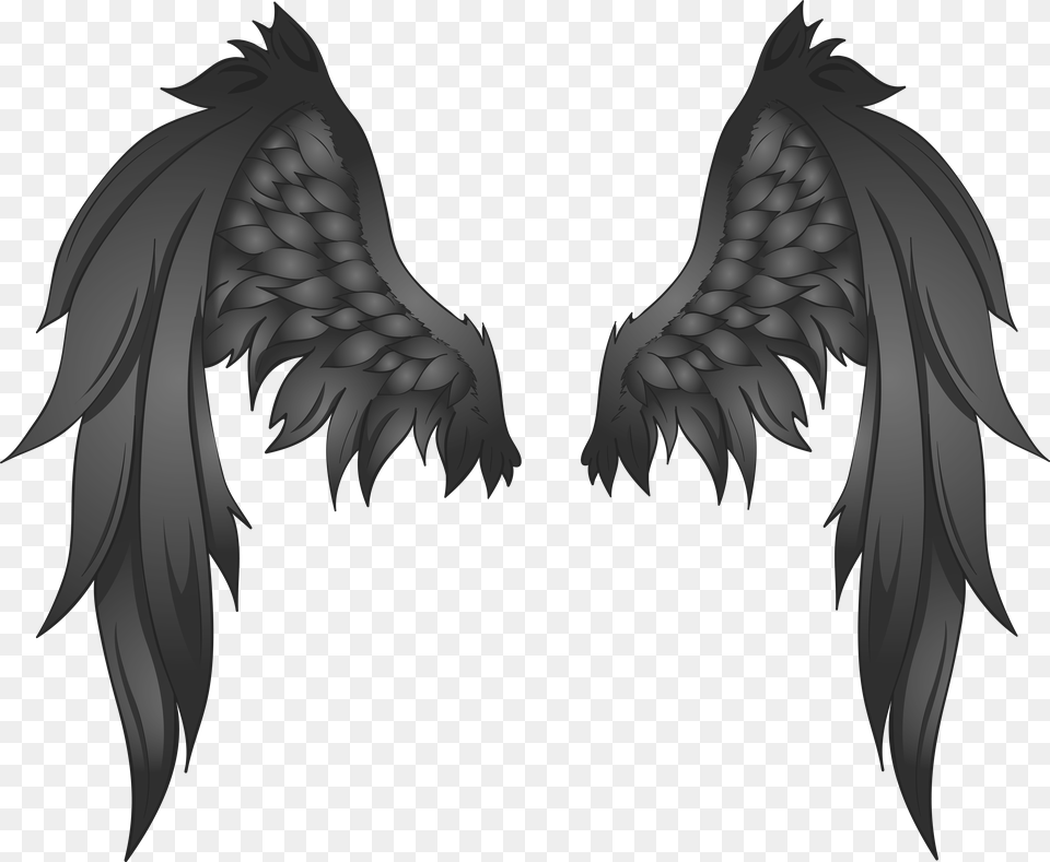 Black Wings Clipart Clip Black Wings Free Png