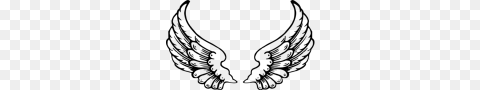 Black Wings Falcon Clip Art, Gray Png