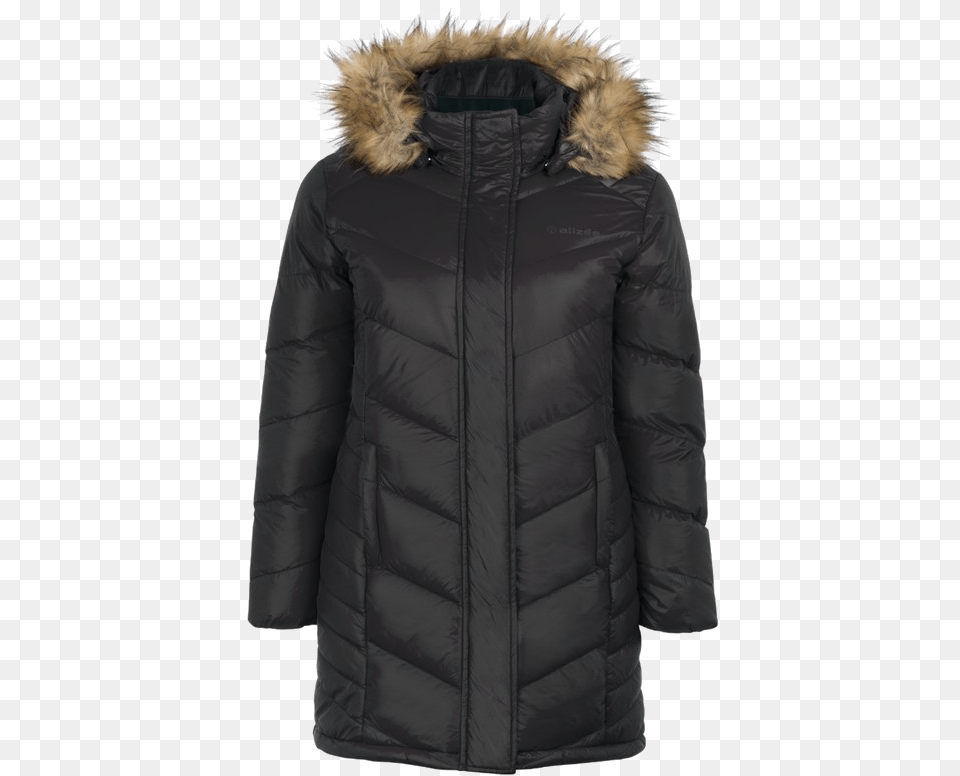 Black Winter Jacket For Women High Quality Clothing, Coat, Overcoat Png Image