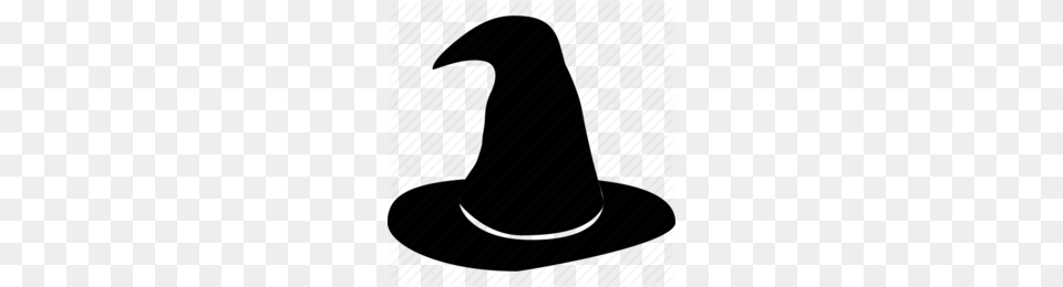 Black Witch Broom Clipart, Clothing, Hat Png Image