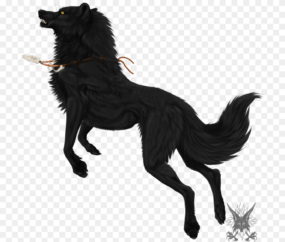 Black Wolf By Napoisk D9xdqin Wolf Art, Animal, Mammal, Canine, Dog Png