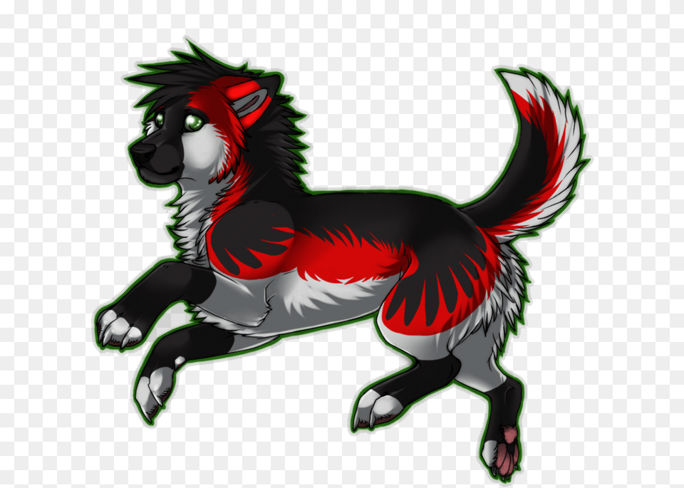 Black Wolf Dragon Photo Cartoon, Book, Comics, Publication, Animal Free Png Download