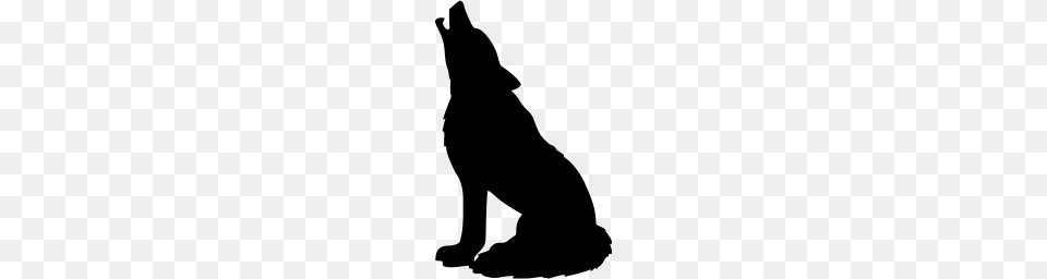 Black Wolf Icon, Gray Free Transparent Png