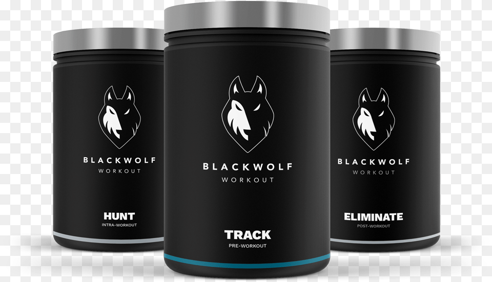 Black Wolf Pre Workout, Jar, Cup, Can, Tin Png Image