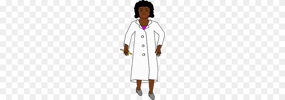 Black Woman Lab Coat, Clothing, Coat, Sleeve Free Png