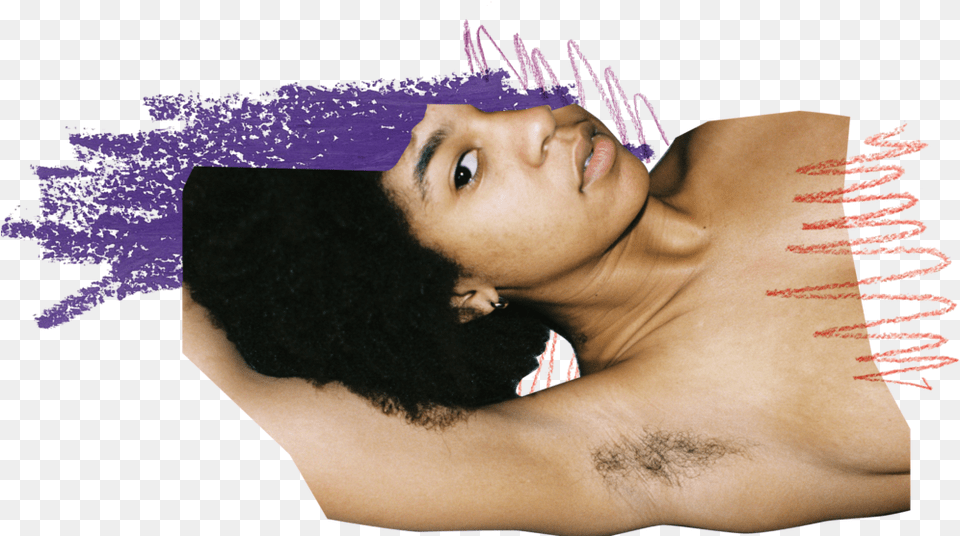 Black Woman Lying Down With Eyes Open And Hair Under Girl, Purple, Body Part, Person, Finger Free Png Download