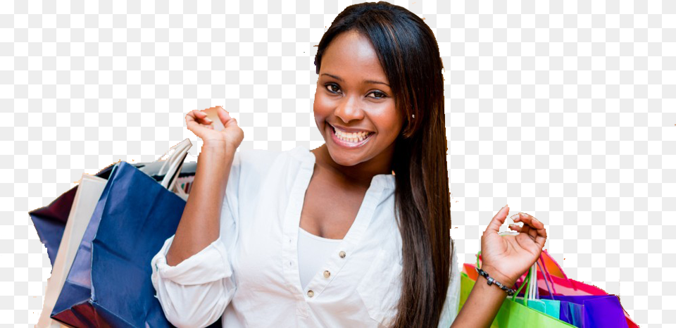 Black Woman Shopping, Person, Adult, Female, Bag Free Transparent Png