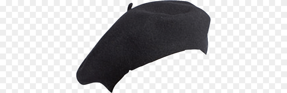 Black Wool Beret Vincent Pradier Paris, Cap, Clothing, Hat, Cushion Free Png Download