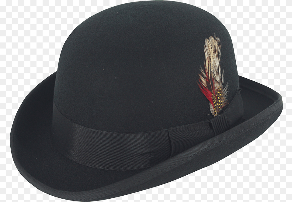 Black Wool Bowler Hat By Gamble Amp Gunn Fedora, Clothing, Sun Hat, Hardhat, Helmet Free Transparent Png