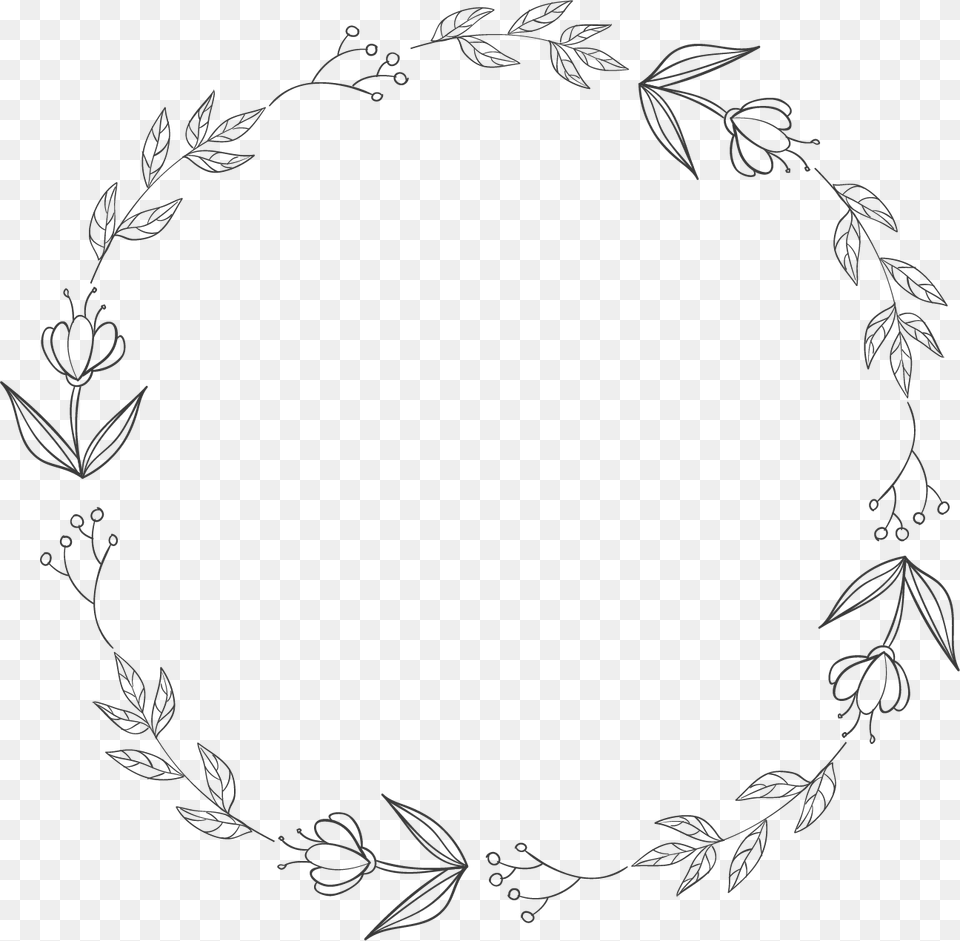 Black Wreath, Art, Floral Design, Graphics, Pattern Png