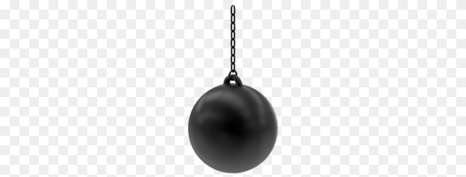 Black Wrecking Ball, Accessories, Sphere, Jewelry, Necklace Free Transparent Png