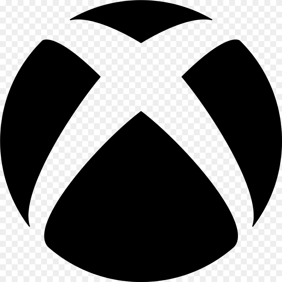 Black Xbox Logo, Gray Png