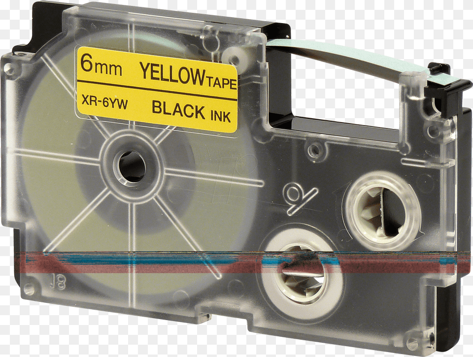 Black Yellow 6 Mm Breite Casio Xr, Cassette, Machine, Wheel, Car Free Png Download