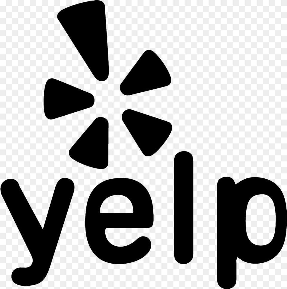 Black Yelp Logo Vector, Gray Png