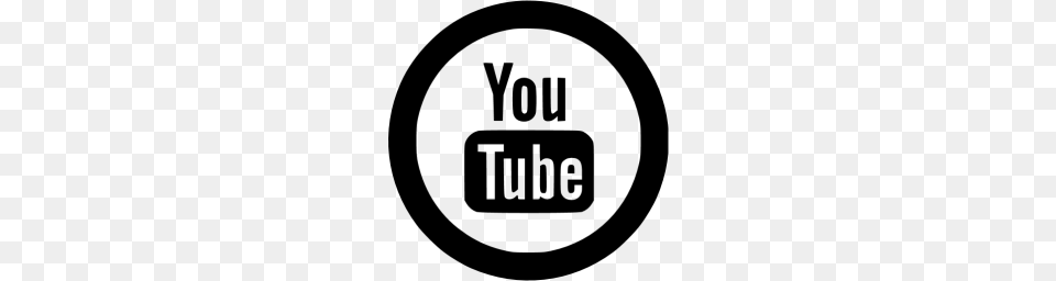 Black Youtube Icon, Gray Png