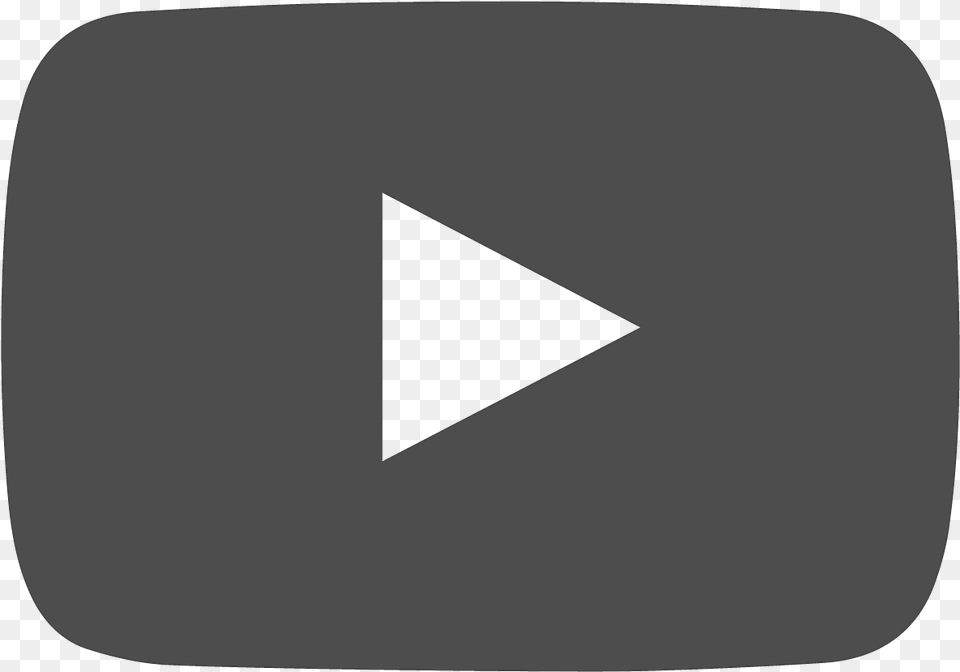 Black Youtube Play Button Transparent, Triangle Png