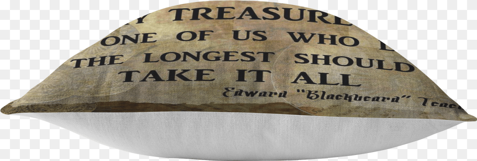 Blackbeard Treasure Quote Nautical Pirate Throw Pillow Clothes Hanger, Bag, Home Decor, Cushion, Sack Free Transparent Png