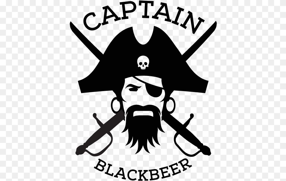 Blackbeer Pirates Captain Logo, People, Person, Pirate, Sword Free Transparent Png