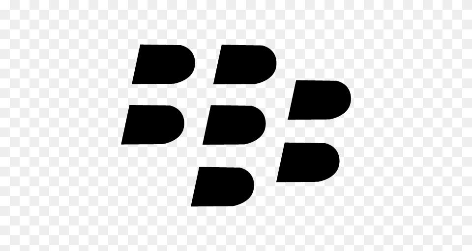 Blackberry Icon, Gray Free Png Download