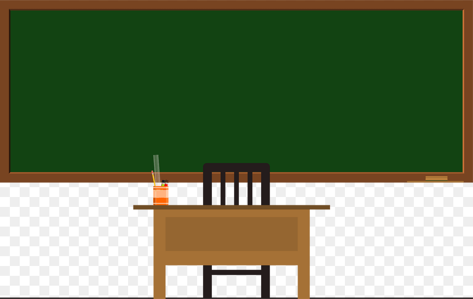 Blackboard Clipart, Chair, Furniture Free Png Download