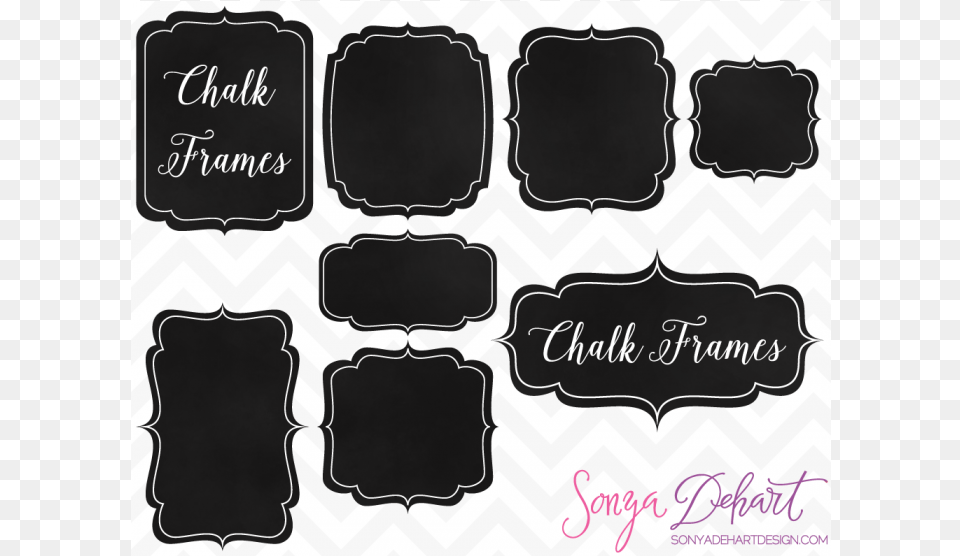 Blackboard Clipart Frame Pencil And In Color Blackboard Chalkboard Frame, Text, Handwriting Png