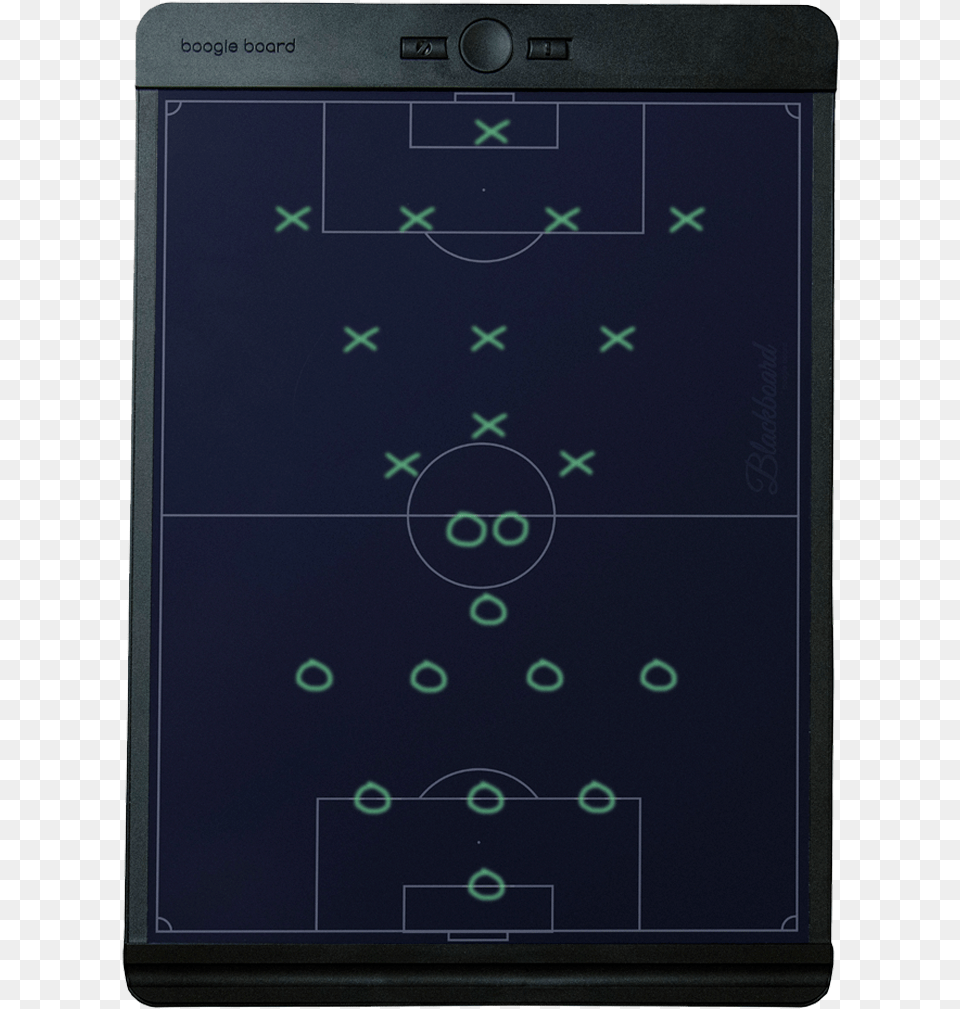 Blackboard Coach S Board Front View With Writing Soccer Smartphone, Electronics, Mobile Phone, Phone, Indoors Free Transparent Png